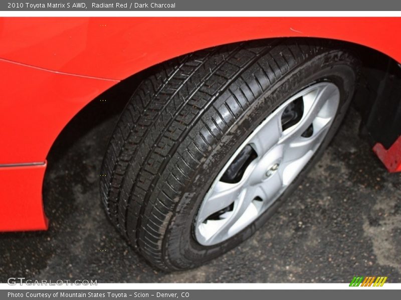 Radiant Red / Dark Charcoal 2010 Toyota Matrix S AWD