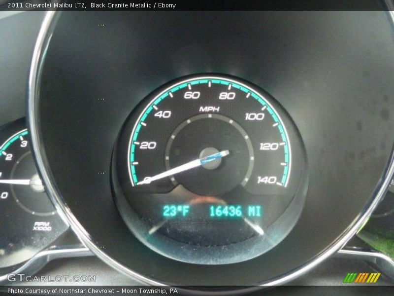 Black Granite Metallic / Ebony 2011 Chevrolet Malibu LTZ