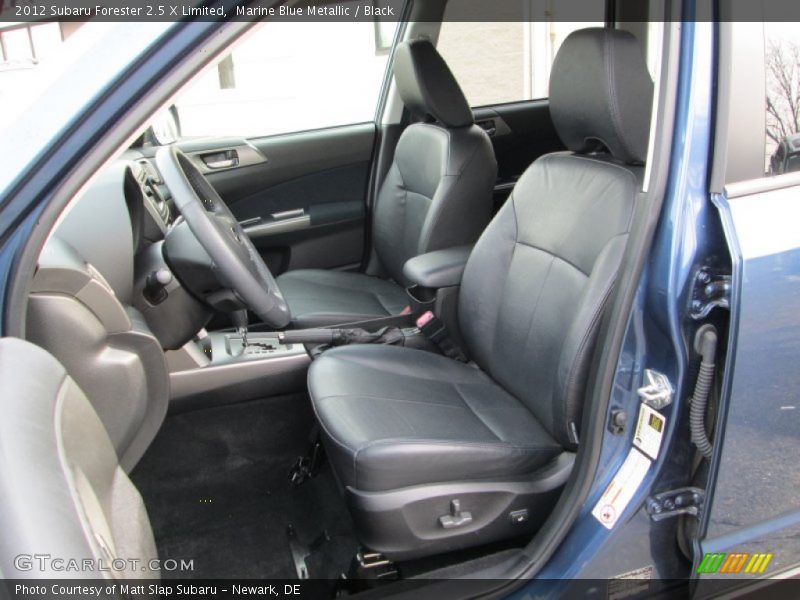 Front Seat of 2012 Forester 2.5 X Limited