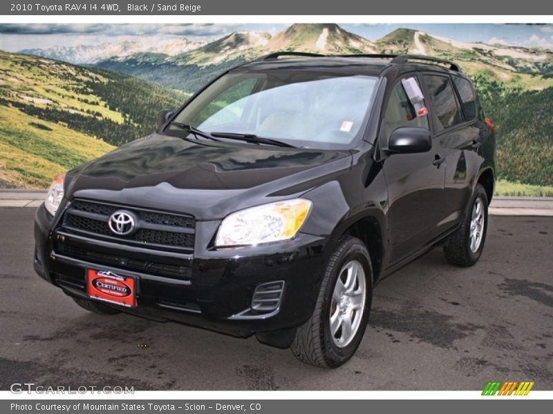 Black / Sand Beige 2010 Toyota RAV4 I4 4WD