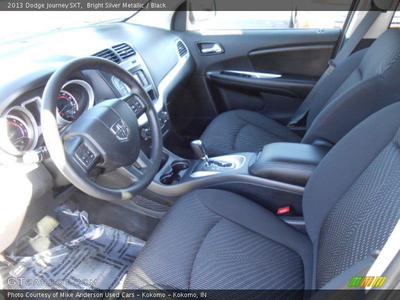 Bright Silver Metallic / Black 2013 Dodge Journey SXT