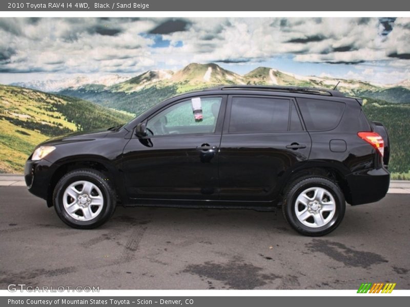 Black / Sand Beige 2010 Toyota RAV4 I4 4WD