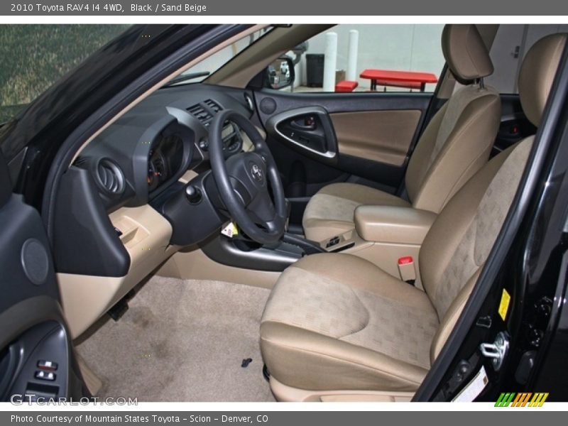 Black / Sand Beige 2010 Toyota RAV4 I4 4WD
