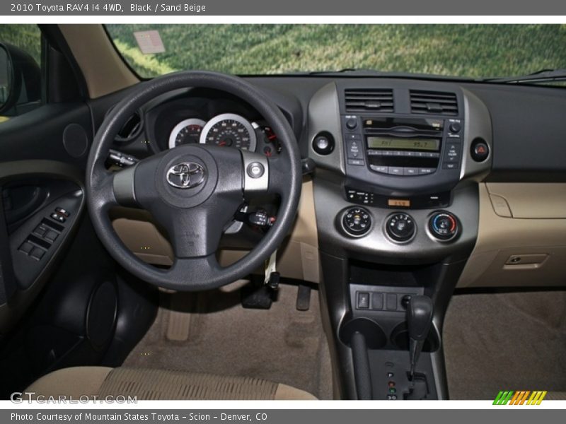 Black / Sand Beige 2010 Toyota RAV4 I4 4WD