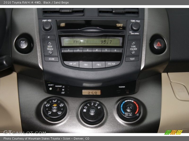 Black / Sand Beige 2010 Toyota RAV4 I4 4WD