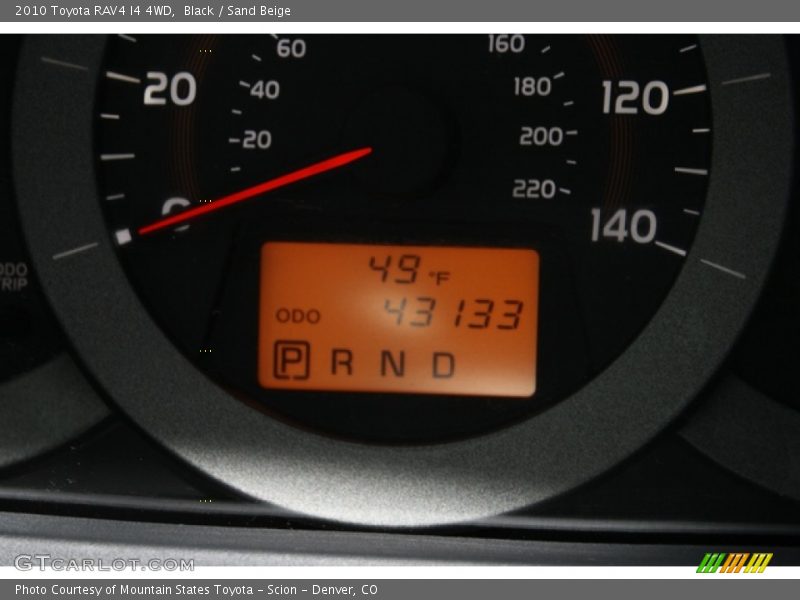 Black / Sand Beige 2010 Toyota RAV4 I4 4WD