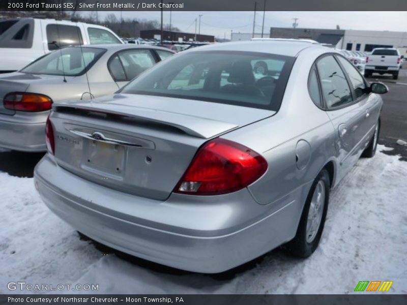 Silver Frost Metallic / Dark Charcoal 2003 Ford Taurus SES