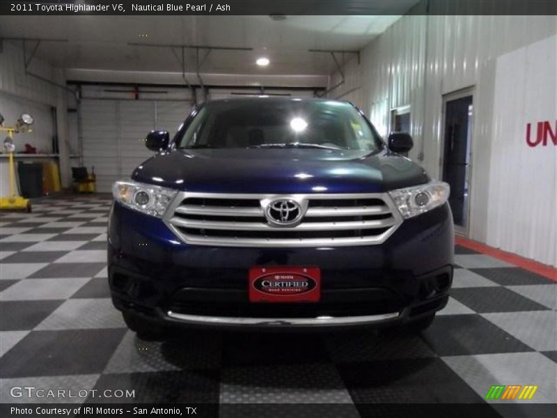 Nautical Blue Pearl / Ash 2011 Toyota Highlander V6