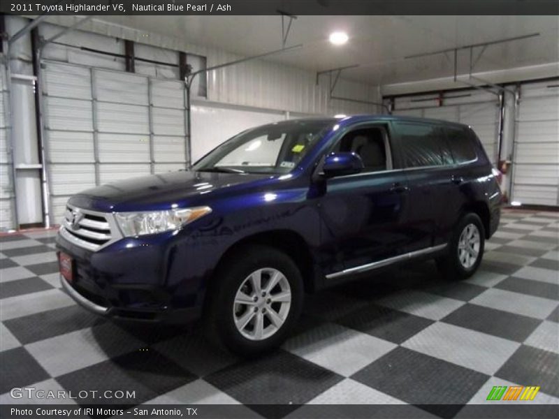 Nautical Blue Pearl / Ash 2011 Toyota Highlander V6