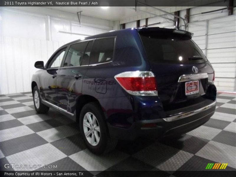 Nautical Blue Pearl / Ash 2011 Toyota Highlander V6