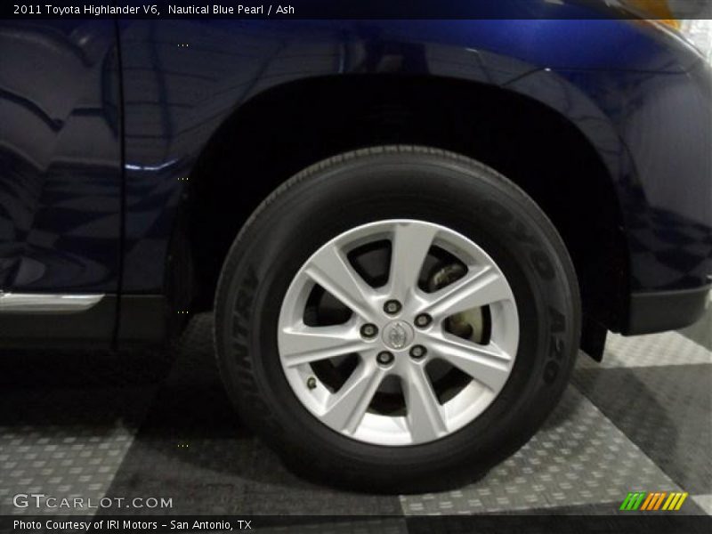 Nautical Blue Pearl / Ash 2011 Toyota Highlander V6