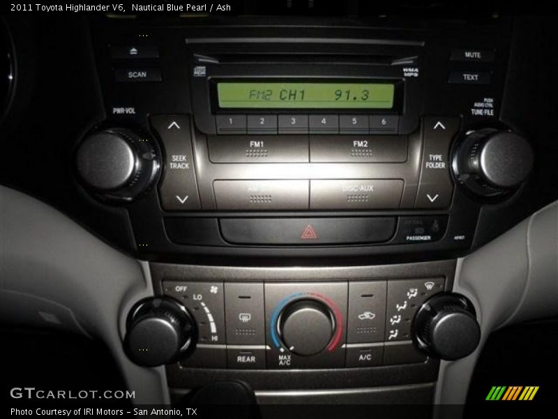 Nautical Blue Pearl / Ash 2011 Toyota Highlander V6