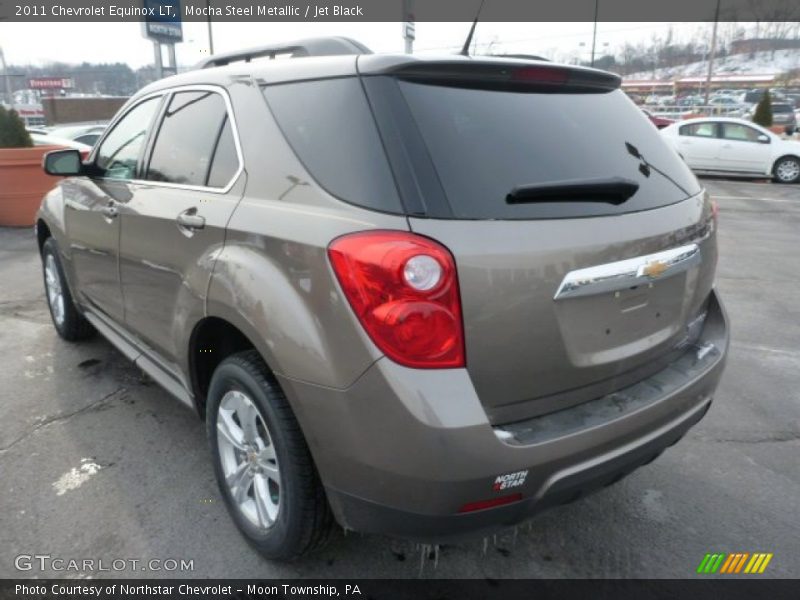 Mocha Steel Metallic / Jet Black 2011 Chevrolet Equinox LT