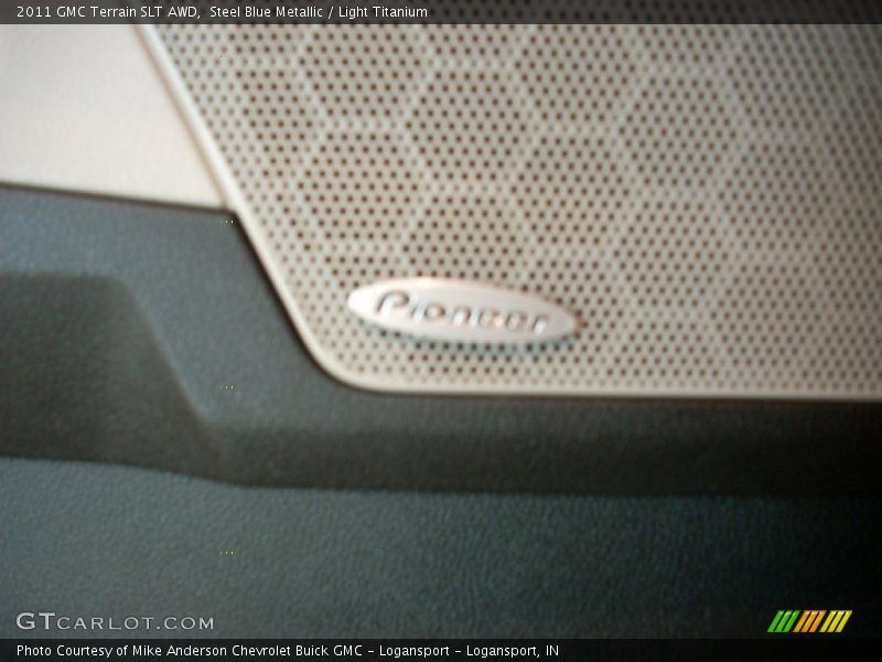 Steel Blue Metallic / Light Titanium 2011 GMC Terrain SLT AWD