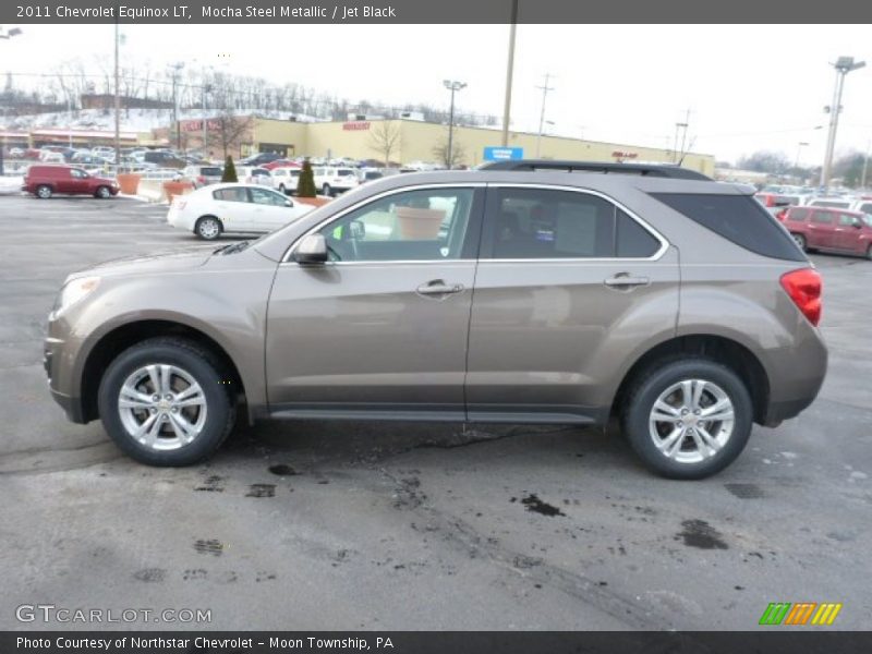 Mocha Steel Metallic / Jet Black 2011 Chevrolet Equinox LT