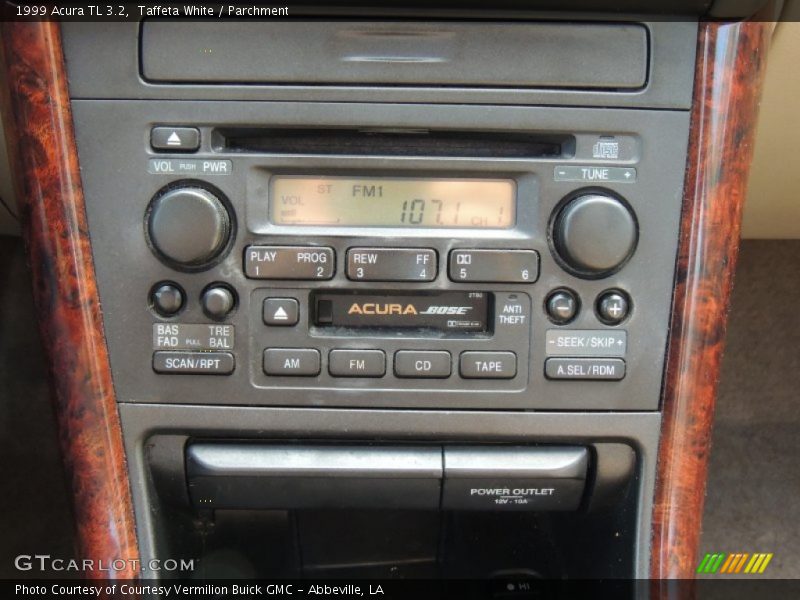 Audio System of 1999 TL 3.2