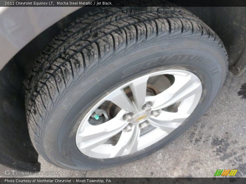 Mocha Steel Metallic / Jet Black 2011 Chevrolet Equinox LT