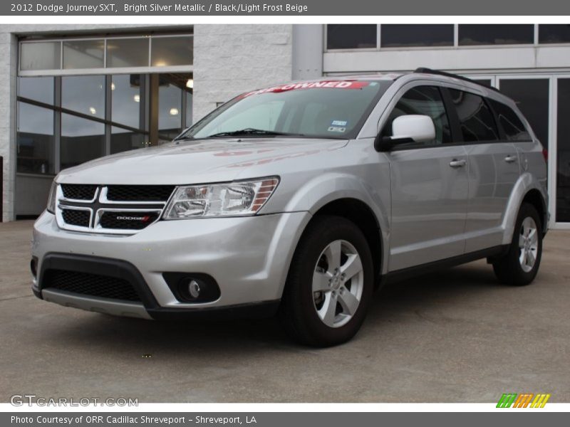 Bright Silver Metallic / Black/Light Frost Beige 2012 Dodge Journey SXT