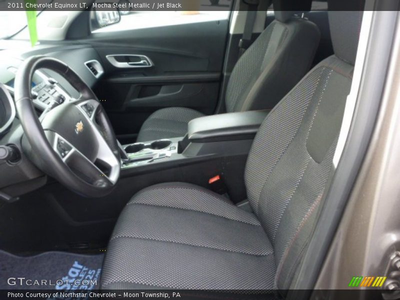 Mocha Steel Metallic / Jet Black 2011 Chevrolet Equinox LT