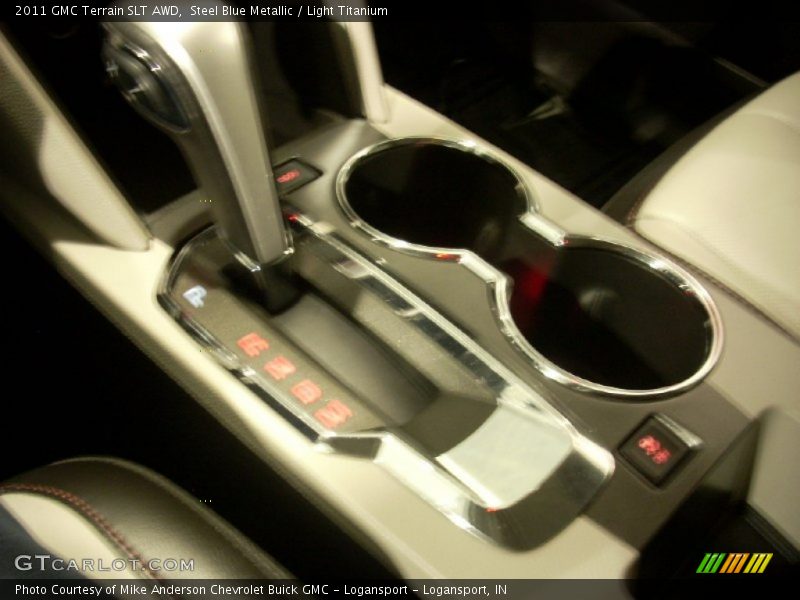 Steel Blue Metallic / Light Titanium 2011 GMC Terrain SLT AWD
