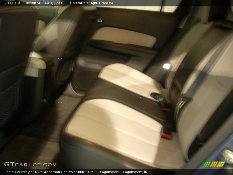 Steel Blue Metallic / Light Titanium 2011 GMC Terrain SLT AWD