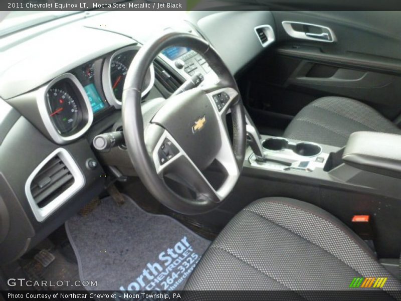 Mocha Steel Metallic / Jet Black 2011 Chevrolet Equinox LT