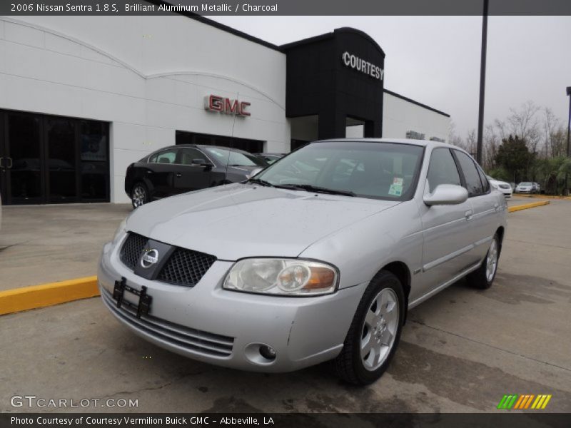 Brilliant Aluminum Metallic / Charcoal 2006 Nissan Sentra 1.8 S