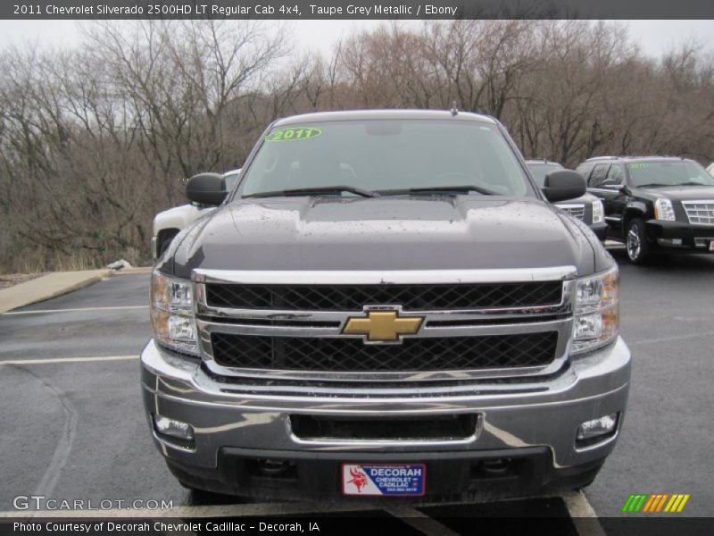 Taupe Grey Metallic / Ebony 2011 Chevrolet Silverado 2500HD LT Regular Cab 4x4