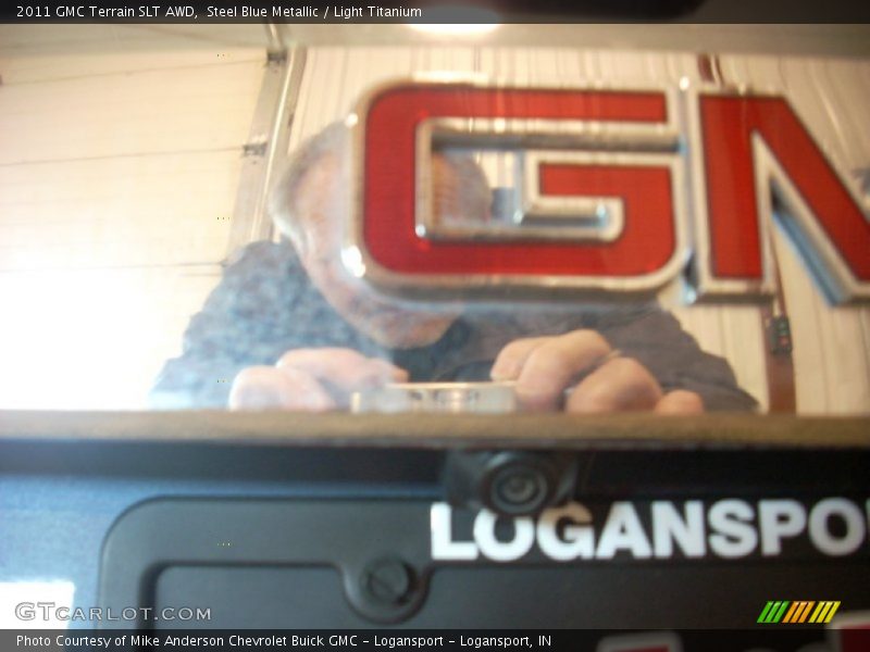 Steel Blue Metallic / Light Titanium 2011 GMC Terrain SLT AWD