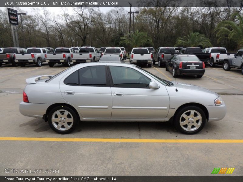 Brilliant Aluminum Metallic / Charcoal 2006 Nissan Sentra 1.8 S