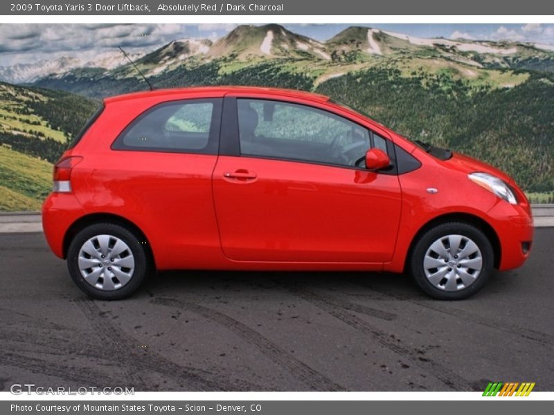  2009 Yaris 3 Door Liftback Absolutely Red