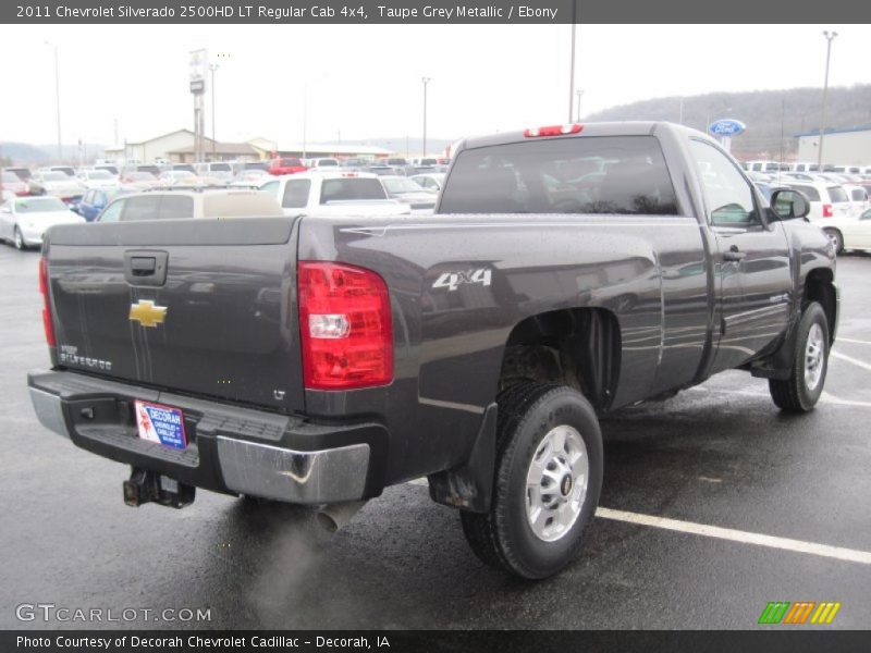 Taupe Grey Metallic / Ebony 2011 Chevrolet Silverado 2500HD LT Regular Cab 4x4