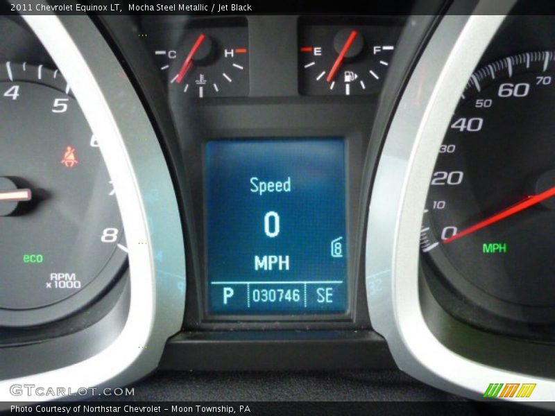 Mocha Steel Metallic / Jet Black 2011 Chevrolet Equinox LT