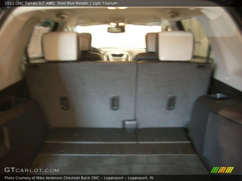 Steel Blue Metallic / Light Titanium 2011 GMC Terrain SLT AWD