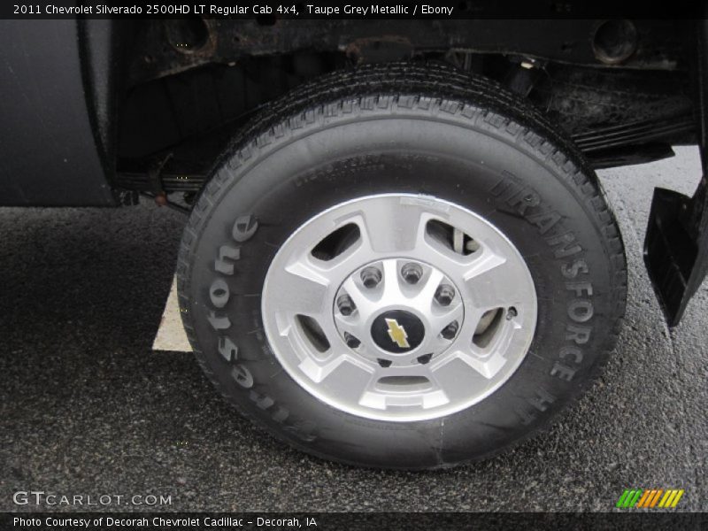 Taupe Grey Metallic / Ebony 2011 Chevrolet Silverado 2500HD LT Regular Cab 4x4