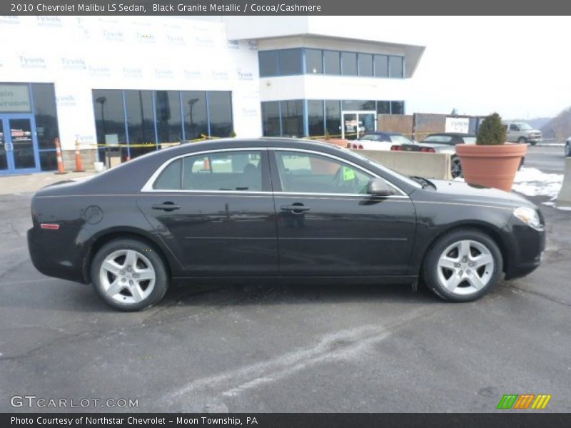 Black Granite Metallic / Cocoa/Cashmere 2010 Chevrolet Malibu LS Sedan
