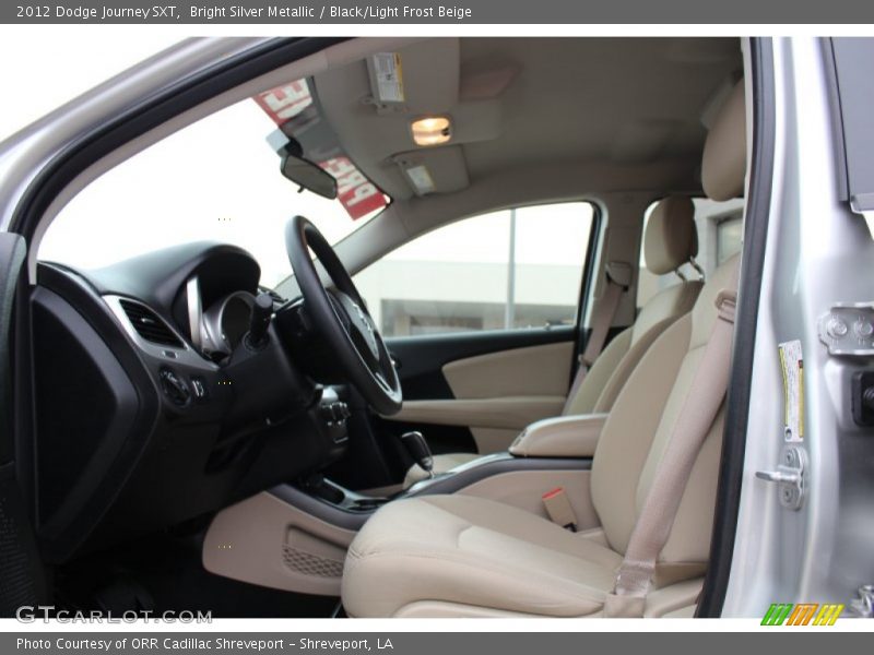 Bright Silver Metallic / Black/Light Frost Beige 2012 Dodge Journey SXT