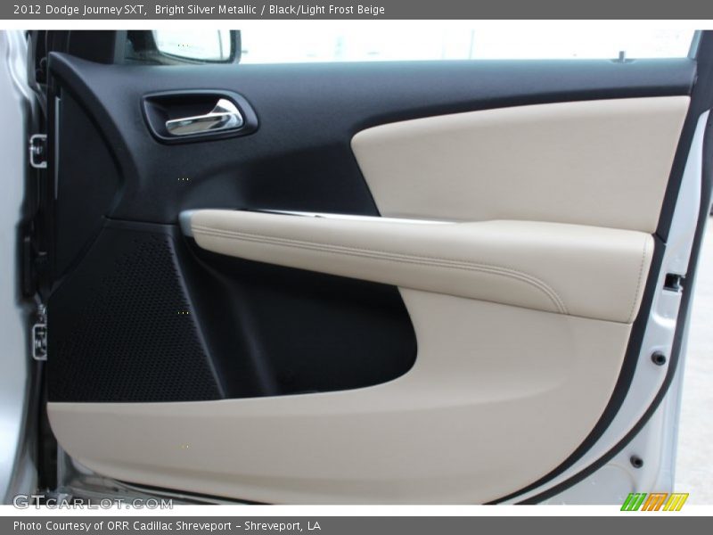 Bright Silver Metallic / Black/Light Frost Beige 2012 Dodge Journey SXT