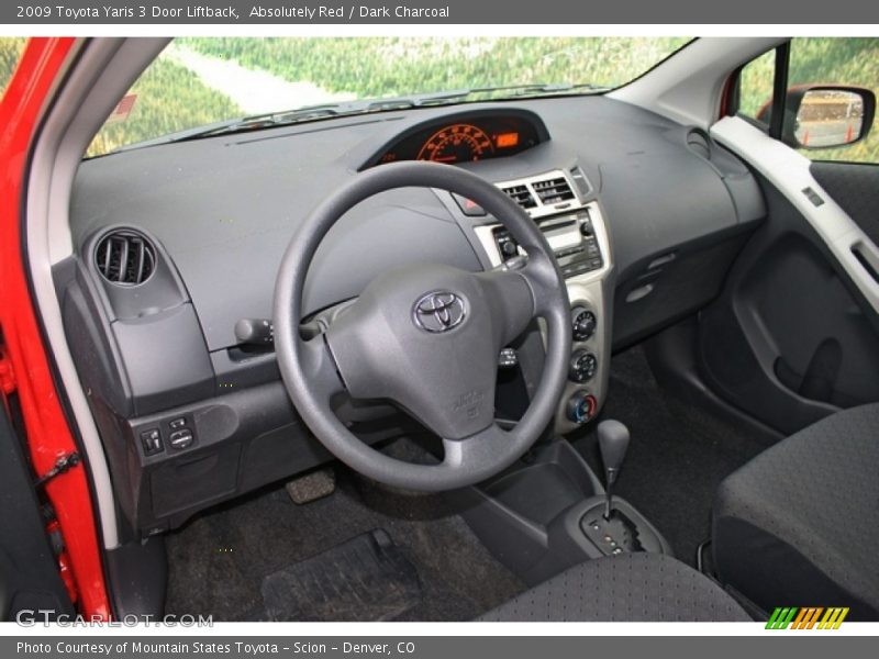  2009 Yaris 3 Door Liftback Dark Charcoal Interior