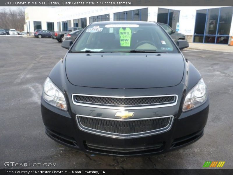 Black Granite Metallic / Cocoa/Cashmere 2010 Chevrolet Malibu LS Sedan
