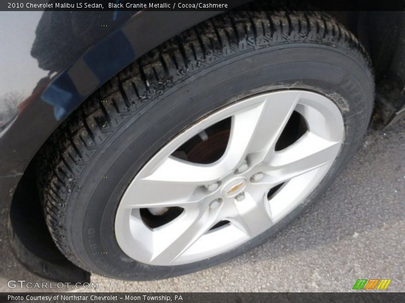 Black Granite Metallic / Cocoa/Cashmere 2010 Chevrolet Malibu LS Sedan