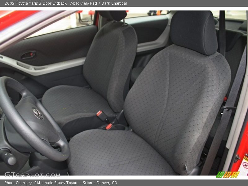 Front Seat of 2009 Yaris 3 Door Liftback