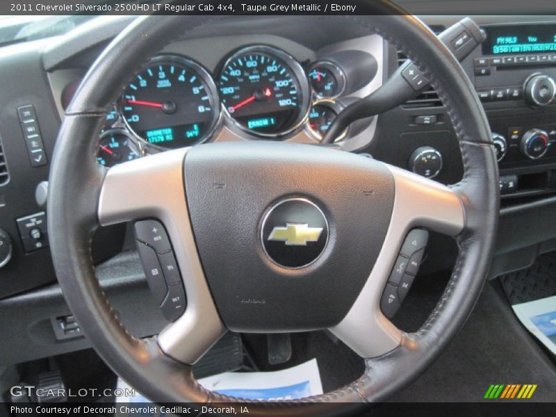 Taupe Grey Metallic / Ebony 2011 Chevrolet Silverado 2500HD LT Regular Cab 4x4