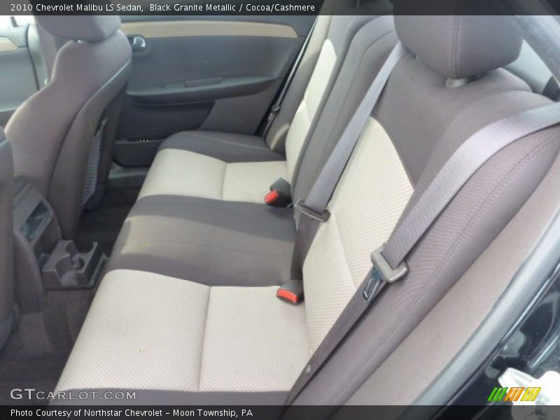 Black Granite Metallic / Cocoa/Cashmere 2010 Chevrolet Malibu LS Sedan