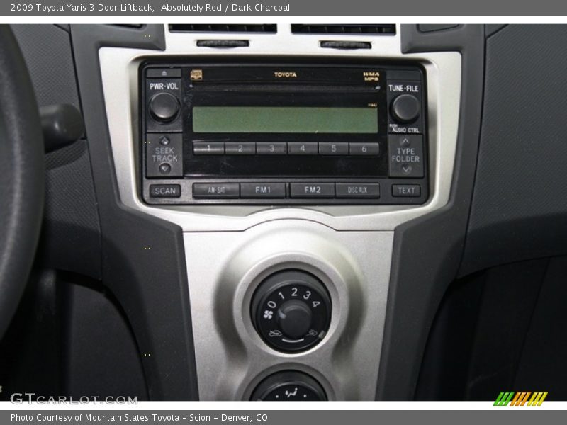 Audio System of 2009 Yaris 3 Door Liftback