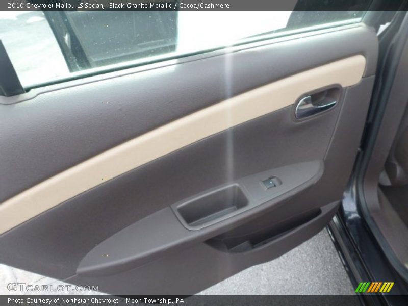 Black Granite Metallic / Cocoa/Cashmere 2010 Chevrolet Malibu LS Sedan
