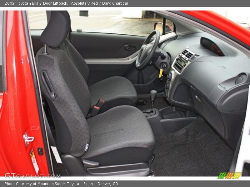 Front Seat of 2009 Yaris 3 Door Liftback