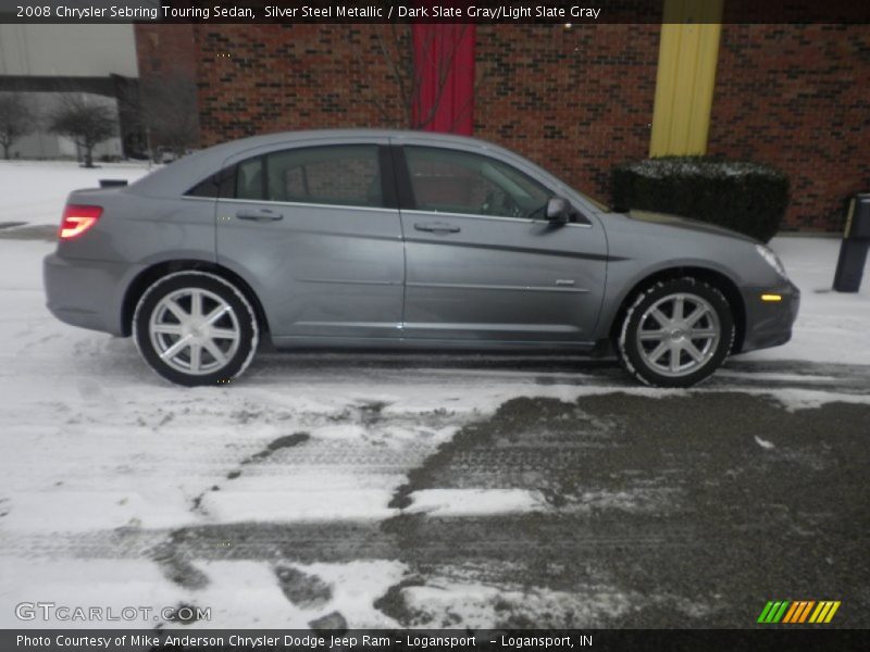 Silver Steel Metallic / Dark Slate Gray/Light Slate Gray 2008 Chrysler Sebring Touring Sedan