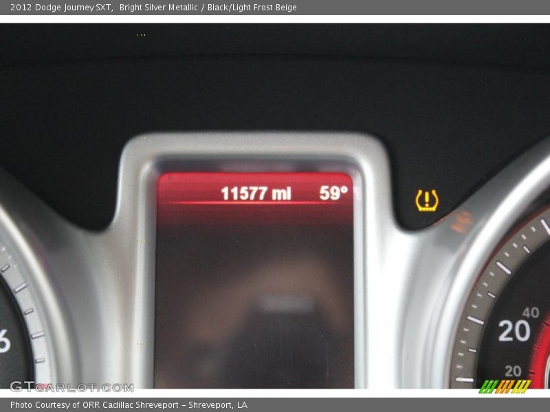 Bright Silver Metallic / Black/Light Frost Beige 2012 Dodge Journey SXT