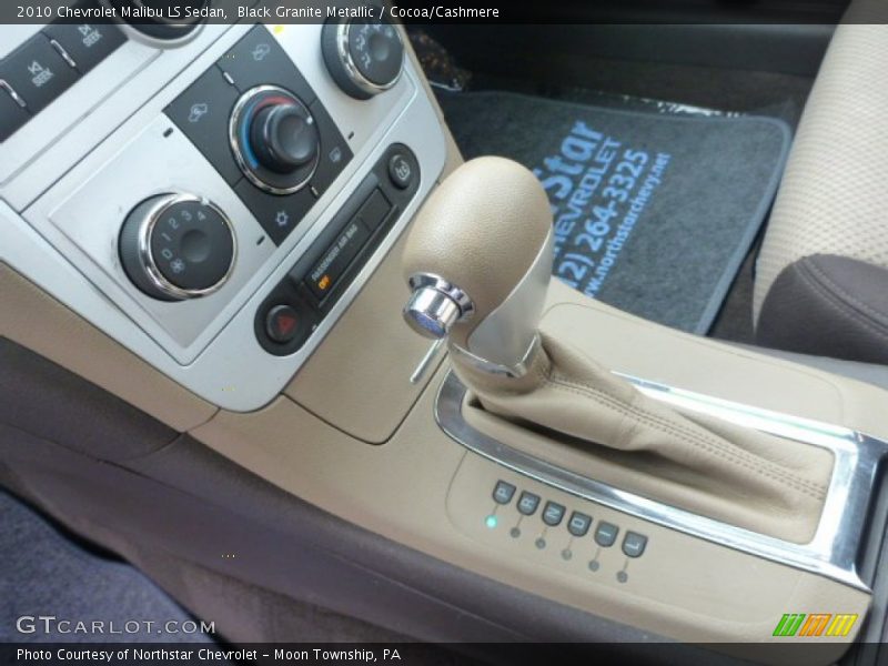 Black Granite Metallic / Cocoa/Cashmere 2010 Chevrolet Malibu LS Sedan